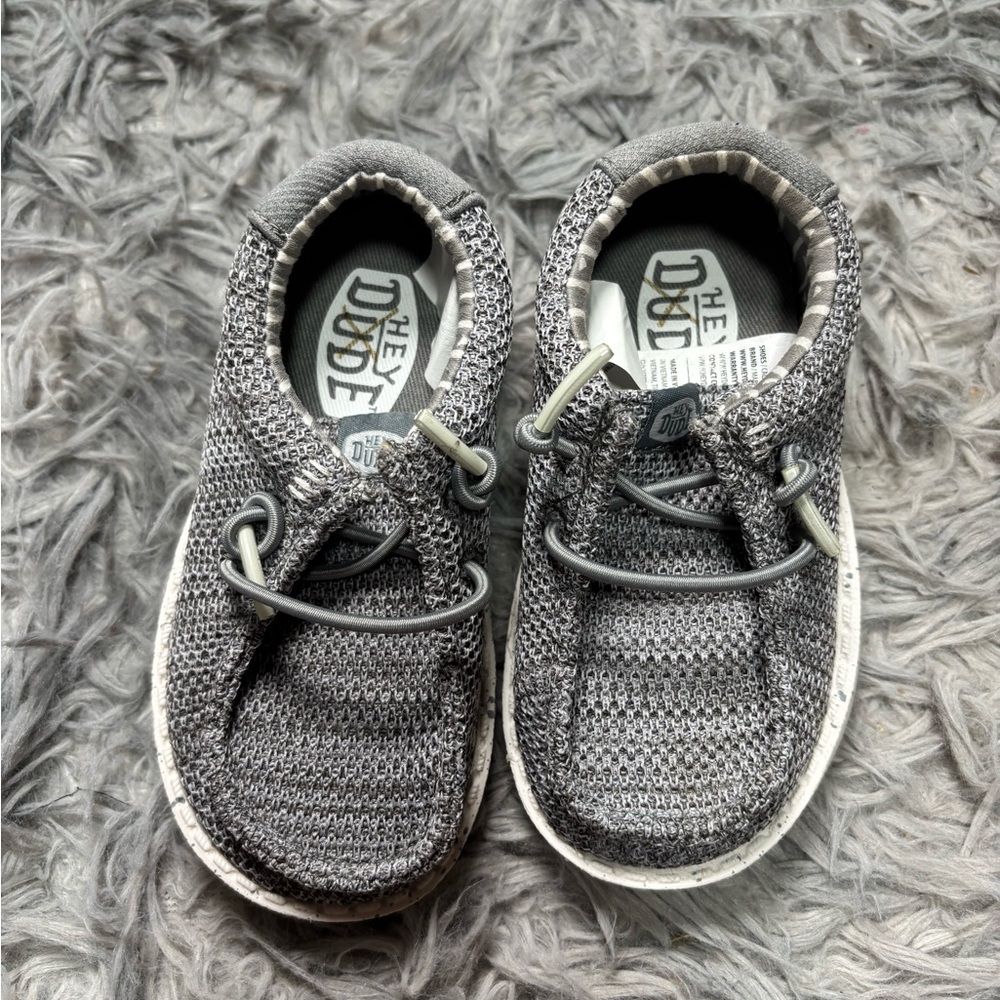 Hey Dude Kids Shoes in Gray NWOT